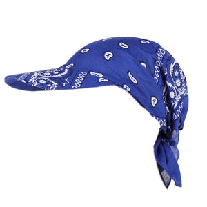 Fashion Womens Visor Hat Sunhat Printed Head Scarf Keep Warm Cap Topee