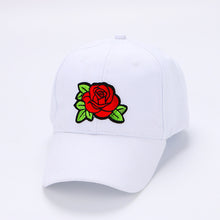 Load image into Gallery viewer, New Korean Cotton Hat Embroidery Baseball Cap Rose Embroidery Cap Lipprint Tide Hat