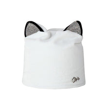 Load image into Gallery viewer, Women Caps Autumn Winter Velvet Beanie Sweet Cute Animal Cat Ear Hat Shiny Rhinestones Warm Cap Skullies Kawaii Bonnet Headwear