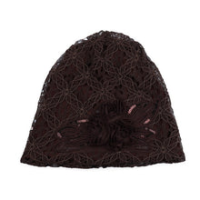 Load image into Gallery viewer, Women Lace Beanie Cap