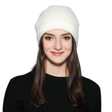 Load image into Gallery viewer, Women Stretch Knitted Beanie Hat Slouchy Glitter Casual Outdoor 2019 Autumn Winter Hat Warm Wool Cap Headwear Hip Hop Bonnet
