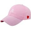 Korean Letters A Version Solid Color Baseball Cap Hip Hop Versatile Sun Hat Cap